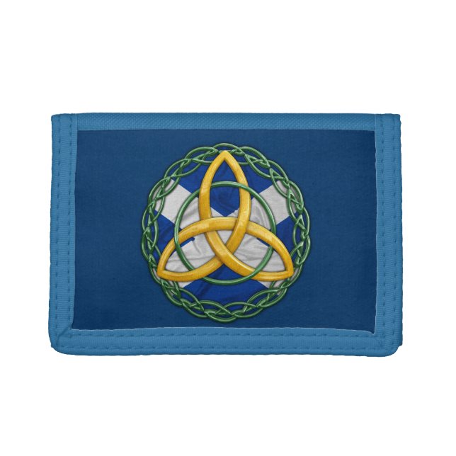 Celtic Trinity Knot Tri-fold Wallet (Front)