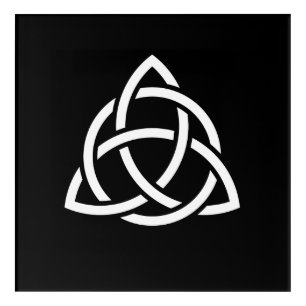 Celtic Trinity Knot Triquetra Symbol Acrylic Print