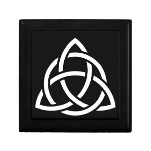 Celtic Trinity Knot Triquetra Symbol Gift Box