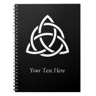 Celtic Trinity Knot Triquetra Symbol Personalized Notebook
