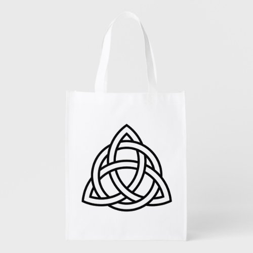 Celtic Trinity Knot Triquetra Symbol Reusable Grocery Bag