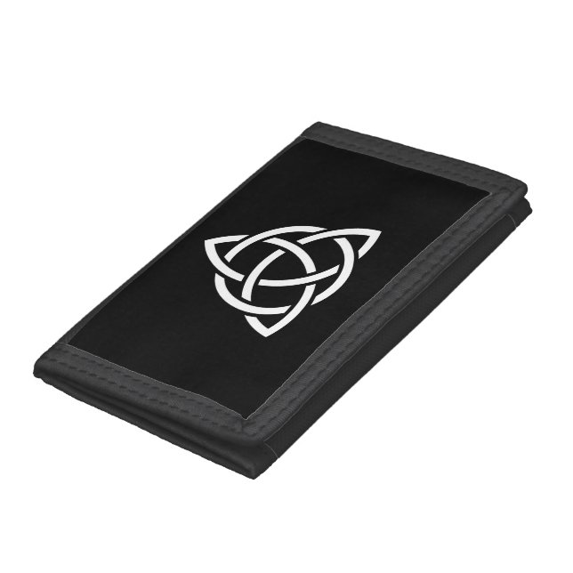 Celtic Trinity Knot Triquetra Symbol Trifold Wallet (Bottom)