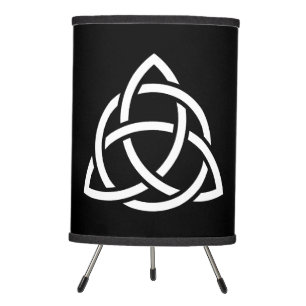 Celtic Trinity Knot Triquetra Symbol Tripod Lamp