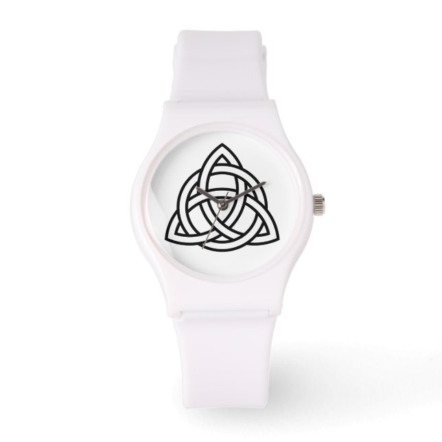 Celtic Trinity Knot Triquetra Symbol Watch (Front)