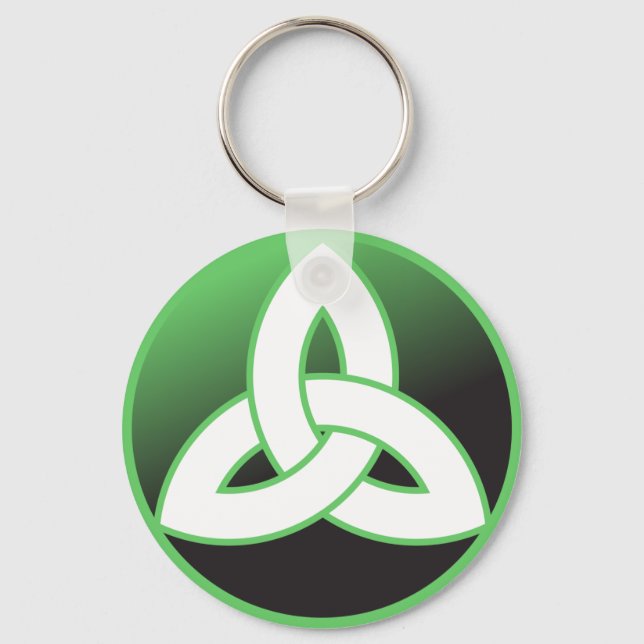Celtic Trinity Knot Up Keychain (Front)