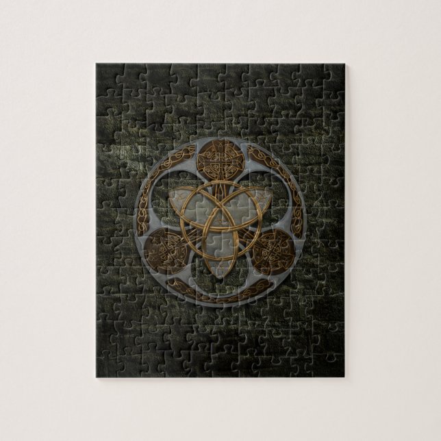 Celtic Trinity Shield Jigsaw Puzzle (Vertical)