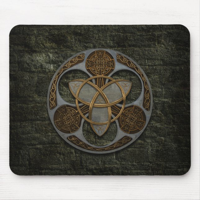 Celtic Trinity Shield Mouse Pad (Front)