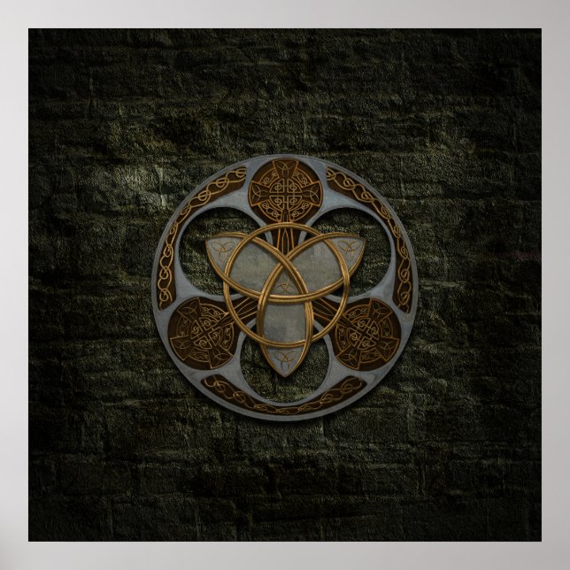 Celtic Trinity Shield Poster (Front)