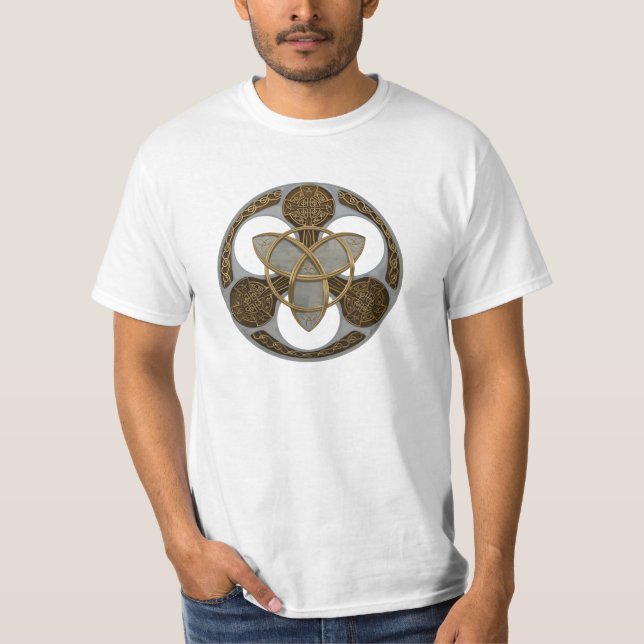 Celtic Trinity Shield T-Shirt (Front)