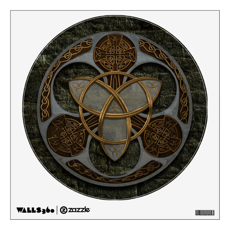 Celtic Trinity Shield Wall Decal | Zazzle