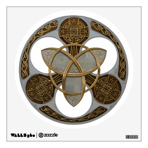 Celtic Trinity Shield Wall Sticker | Zazzle