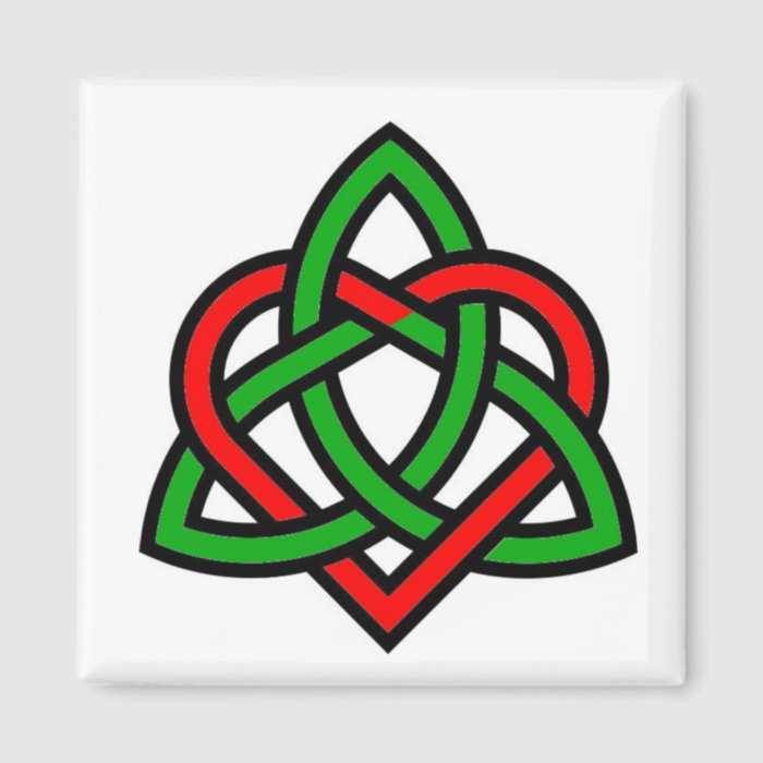 Celtic Triquetra Heart Magnet