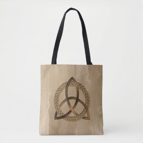 Celtic Triquetra Trinity Knot All Over Print Tote