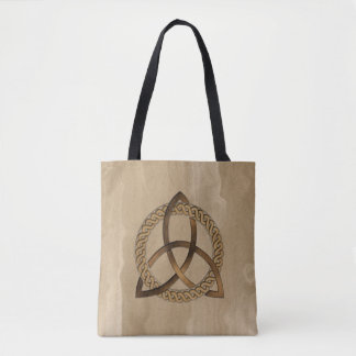 Celtic Triquetra Trinity Knot All Over Print Tote Bag