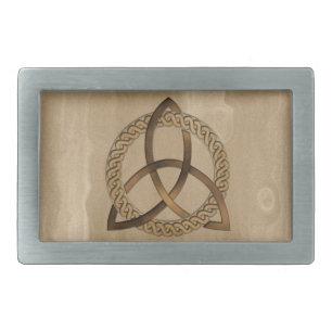 Celtic Triquetra Trinity Knot Belt Buckle
