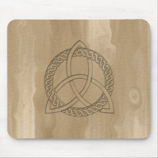 Celtic Triquetra Trinity Knot Button Mousepad