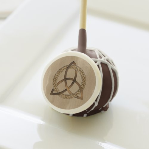 Celtic Triquetra Trinity Knot Cake Pops