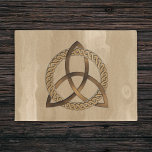 Celtic Triquetra Trinity Knot Doormat at Zazzle