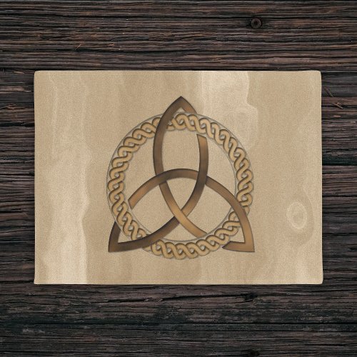Celtic Triquetra Trinity Knot Doormat