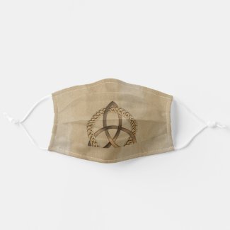 Celtic Triquetra Trinity Knot Face Mask