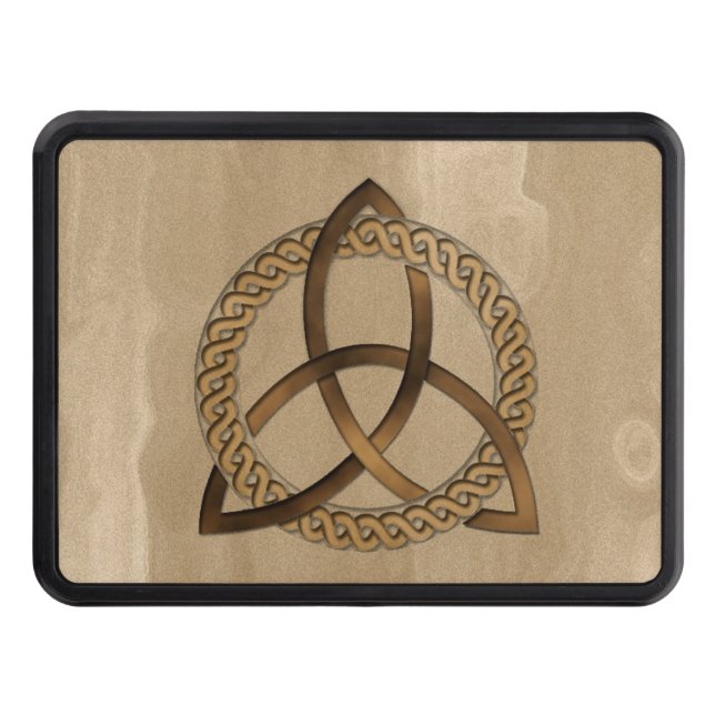 Celtic Triquetra Trinity Knot Hitch Cover (Front)