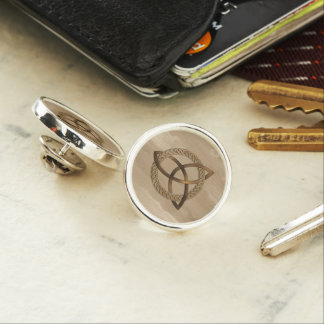 Celtic Triquetra Trinity Knot Lapel Pin