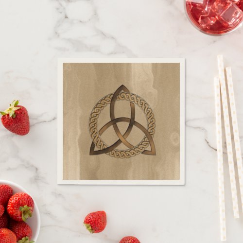 Celtic Triquetra Trinity Knot Paper Napkins