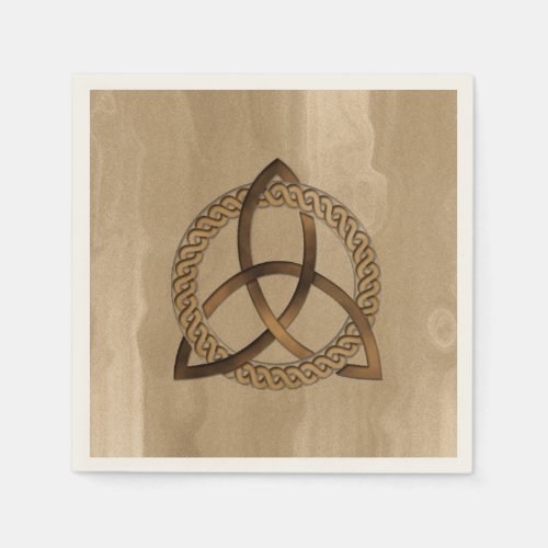 Celtic Triquetra Trinity Knot Paper Napkins