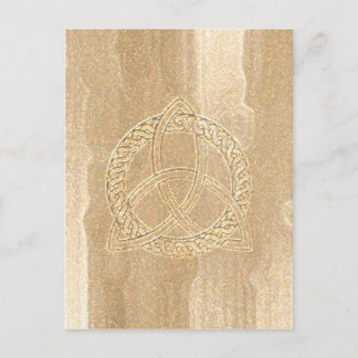 Celtic Triquetra Trinity Knot Postcard