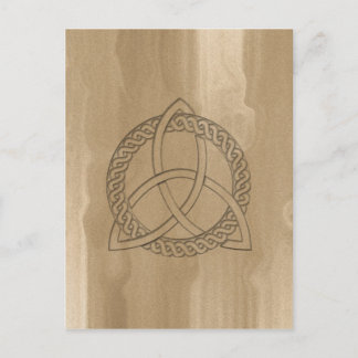 Celtic Triquetra Trinity Knot Postcard