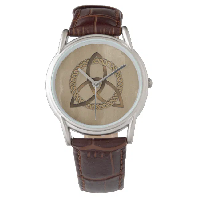 Celtic Triquetra Trinity Knot Watch Zazzle