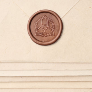 Celtic Triquetra Trinity Knot Wax Seal Sticker