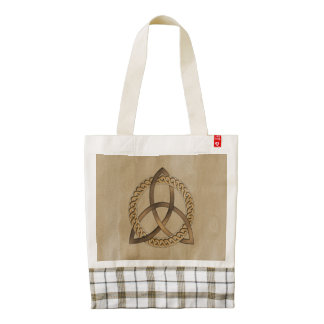 Celtic Triquetra Trinity Knot Zazzle HEART Tote Ba