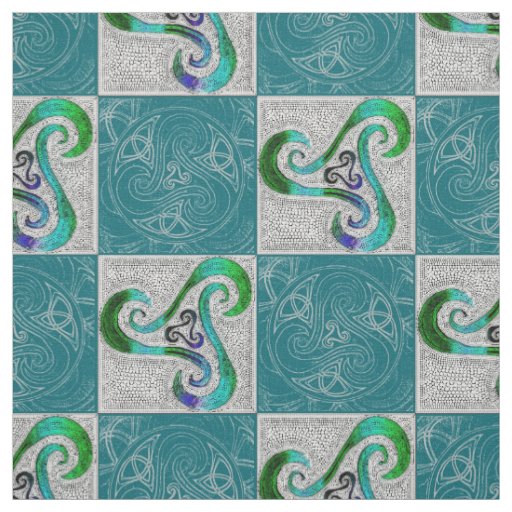 celtic Triskele Fabric