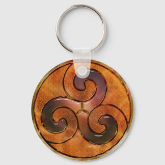 Celtic Triskele Keychain