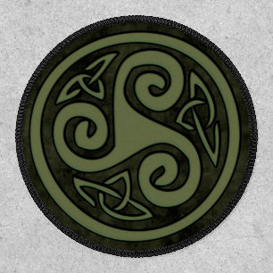 Celtic Triskele or Triskelion Patch