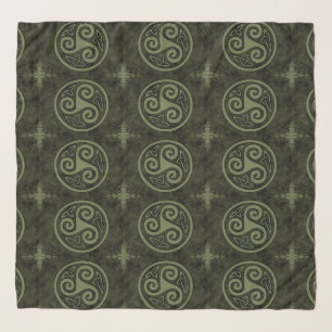 Celtic Triskele or Triskelion Scarf