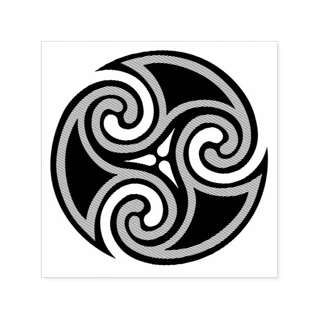 Celtic Triskele Ornament Self-inking Stamp (Design)