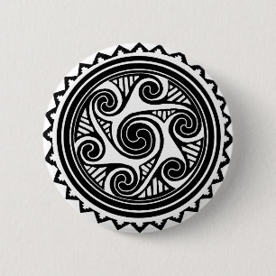 Celtic Triskele Pinback Button