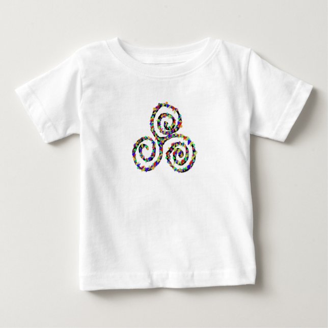 Celtic Triskelion Strength Baby T-Shirt (Front)