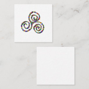 Celtic Triskelion Strength Classic Enclosure Card