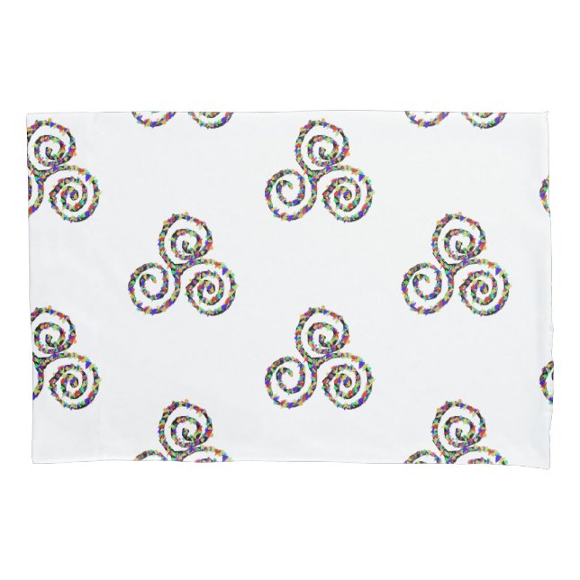 Celtic Triskelion Strength Pillow Case (Front)