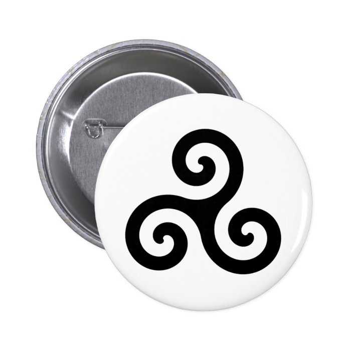 Celtic Triskelion Symbol Pins