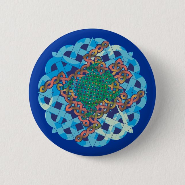Celtic Turtle Buttons (Front)
