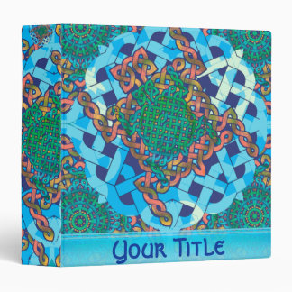 Celtic Turtle Customizable 1.5" Art Binder