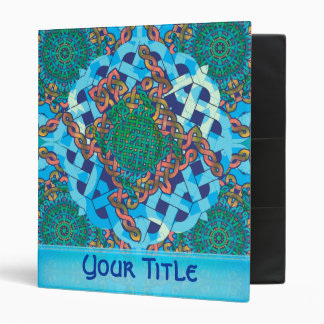 Celtic Turtle Customizable 1" Art Binder