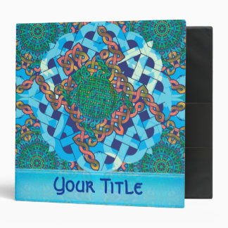 Celtic Turtle Customizable 2" Art Binder