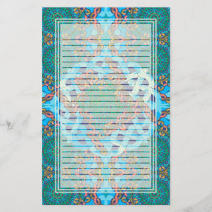 Celtic Turtle Lined Stationery