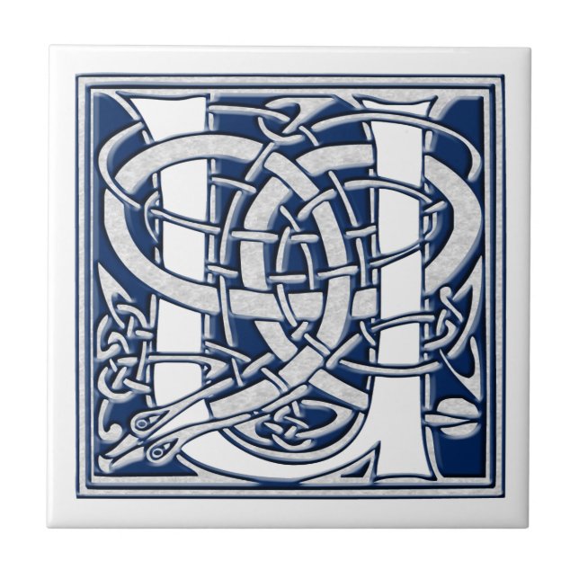Celtic U Monogram Tile (Front)