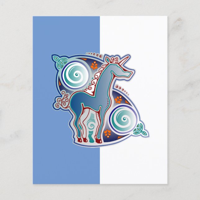 Celtic unicorn flyer (Front)